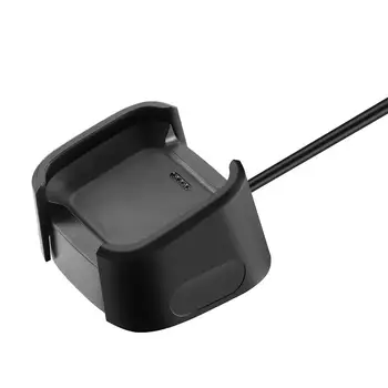 USB Lādētāja Kabeli Magnētisko Ātrās Uzlādes Kabelis Dock Statīvs ar Vadu, Lādētāju Šūpulis Fitbit Versa 2 Smart skatīties Piederumi