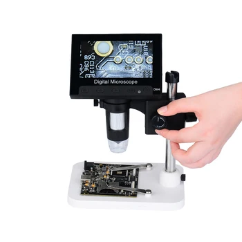 USB mikroskops 1000x USB Digital Elektronisko Mikroskopu Portatīvo 8 LED Mikroskopu Ar 4.3
