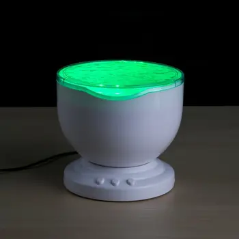 USB Okeāna Nakts Gaismas Projektors ar Mūzikas Atskaņotāju, Zila Jūra Daren Viļņi Projekcijas Lampa Mini Portable Speaker