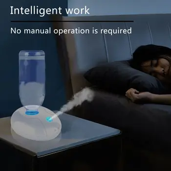 USB Portatīvo Gaisa gaisa mitrinātāju Pudeli Aromāta Izkliedētājs LED Nakts Gaismas Miglas Maker Mājas Birojs Mitrināšanas