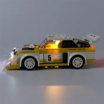 USB Powered LED Apgaismojums Komplektā Ātrums Čempionu 1985. Gada Audi Sport Quattro S1 768976(LED Iekļauti Tikai, Nav Komplektā)Bērnu Rotaļlietas