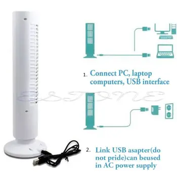 USB Pārnēsājamo Mini Dzesēšanas Atdzist Galda Tornis Ventilators Dzesēšanas Bladeless Gaisa Kondicionieris