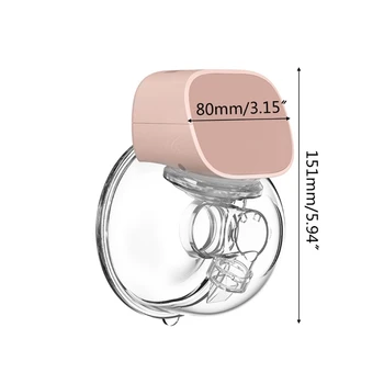USB Rechargable brīvroku Elektriskais Krūts Pumpis Klusums Valkājamas Automātiskā Milker Portatīvo Bērnu Zīdīt Piena Nosūcējs