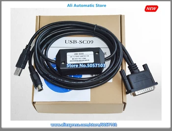 USB-SC09 PLC Sakaru Kabeļa FX Sērijas Programmēšanas Kabelis