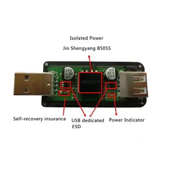 USB USB Izolatoru Rūpnieciskās Kategorijas Digitālo Izolatori Ar Shell 12Mbps Ātrums ADUM4160/ADUM316 USB Izolācija