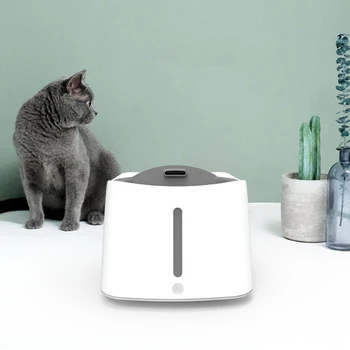 USB Uzlādes Kluss Viegli Tīrīt Infrasarkano Indukcijas Filtrs Dzeramā Ūdens Padeves Kaķis Automātiskā Apgrozībā Pet Balts Smart
