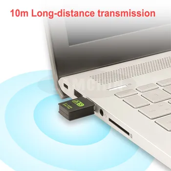 USB WiFi Adapteri, Bluetooth, WIFI, 2 IN 1 Adapteris, Datora Bezvadu Tīkla Karte 600Mbps 5Ghz Bez Diska, USB Tīkla Karte