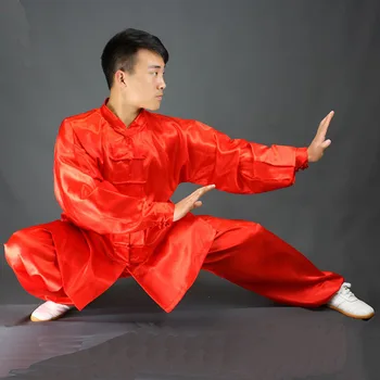 USHINE kvalitātes Taichi vienotu kokvilnas izmantot josta 6 krāsas Ušu Kungfu apģērbs bērniem pieaugušo cīņas mākslas Wing Chun uzvalks