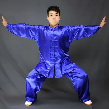 USHINE kvalitātes Taichi vienotu kokvilnas izmantot josta 6 krāsas Ušu Kungfu apģērbs bērniem pieaugušo cīņas mākslas Wing Chun uzvalks