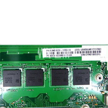 UX430UAR UX430UN i7-8565CPU 16GB RAM Asus UX430U UX430UAR UX430UA UX430UN Klēpjdators Mātesplatē REV2.0 Tests