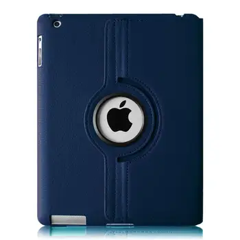 Uz Lietu iPad 234 Ādas Rotējošo Vāciņu iPad 4 3 2 Tabletes Aizsardzības Gadījumā A1560 A1459 A1458 A1416 A1430 A1403 A1396