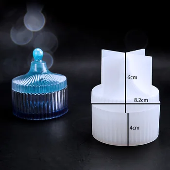Uzglabāšanas kaste Sveķu Silikona Veidne Rotaslietu izgatavošana DIY rīku UV epoksīda sveķu Lodziņš silikona veidnes
