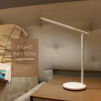 Uzlādes galda lampa mācību acu aizsardzība lampas locīšanas enerģijas taupīšanas LED galda lampa studiju galda top gultas nakts gaisma