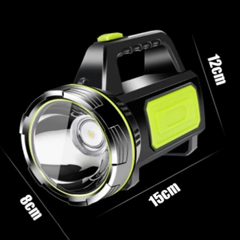 Uzlādējams LED Prožektors, Rokas Lukturīti Ūdensizturīgs Laternas Gaismiņa Drošības Aktualitātes, Kempings Gaismas