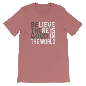 Uzskatu, Ka Ir Labas Pasaulē - Iedvesmojošas, Krekls - Grafiskais T Krekls Estētisko Drēbes