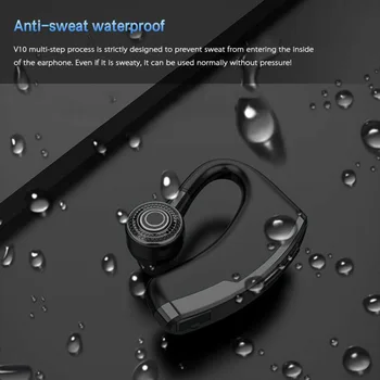 V10 / V9 Bluetooth Austiņas, Stereo Ar Mikrofonu Bezvadu Austiņas, Handfree Ūdensizturīgs Sporta Austiņas,iphone/Android