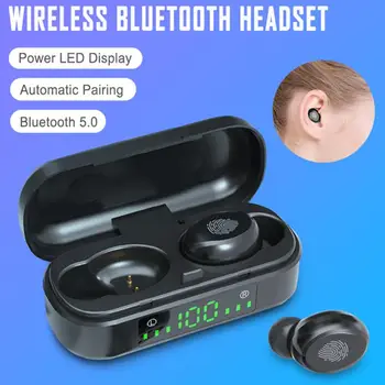 V8 TWS Bluetooth Austiņas Bezvadu Touch Sporta Earbuds, Biznesa Austiņas Ūdensizturīgs Mūzikas Austiņas huawei Xiaomi Iphone