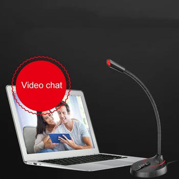 Vadu USB Spraudnis Mikrofona Mac klēpjdatoru un Datoru Konferences Balss efektu Podcasting par Youtube, Skype Mikrofoni