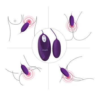 Vaginālo lodīšu silikona vibrējošais ola vibrējošas kustības saprātīga mīlestības bumbu tālvadības olu ūdensizturīgs vibrators seksa rotaļlietu sieviete