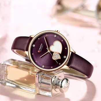 VAI Elegants Dimanta Kvarca Skatīties Uz Sieviešu Sirds Formas Dizains Sieviešu Watchs Ultra-plānas Pievilcīgu Reloj De Mujer Montre Femme