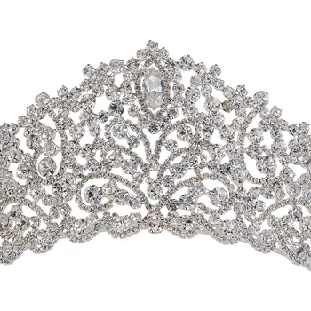 Vainagi, Kāzu Matu Aksesuāri, Klasisks Dizains Cēlā Karaliene Žēlastību Augstas Kvalitātes Modes Kristāla BC3709 Sievietēm Corona Princesa