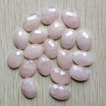 Vairumtirdzniecības 12pcs/daudz 2018 jauni dabīgā akmens rozā, Ovālas CABOCHON samazināt slīpētas pērles par rotu aksesuāri, padarot 13x18mm bezmaksas