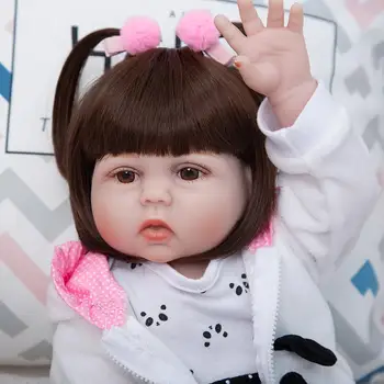 Vairumtirdzniecības 49 CM KEIUMI Atdzimis Boneca Bērnu Lelles ietērpts Pilnībā Silikona Bebe Toddler Vannas Lelles Rotaļlietas Bērniem Gulētiešanas Playmate Dāvanu