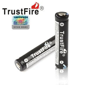 Vairumtirdzniecības+Bezmaksas piegāde 10pcs/daudz Trustfire 600mah 3,7 v 10440 uzlādējams litija AAA baterijas