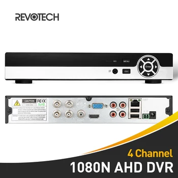 Vakariņas Hybird 4 Kanālu DVR H. 264 1080N AHD DVR videokameru 4 Kanālu 1080P VRR Par CCTV AHD Kameru un IP Kameras