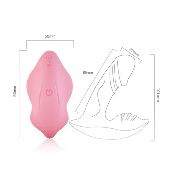 Valkājamas Tauriņš Klitora Stimulators Dildo Vibratoru Pieaugušo Seksa Rotaļlietas Sievietēm G Spot Bezvadu Tālvadības Vibrators Biksītes