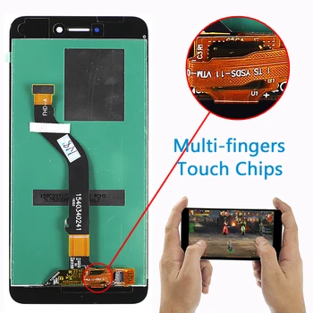 Vancca 5.2 collu LCD Displeju, Lai Huawei P9 Lite 2017 Touch Screen Digitizer Montāža huawei P8 Lite 2017 rāmis Ar Instrumentu