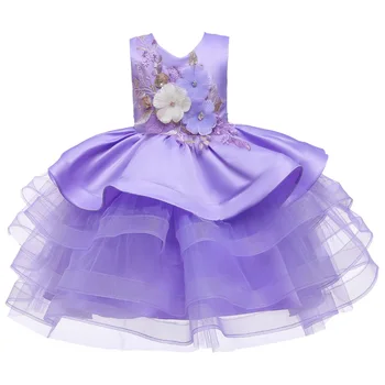 Vasaras Baby girl Ziemassvētku Torte Kleita Toddler Meitenēm Patīk Princešu Kleitas, Ziedu Modes Tērpu Meiteņu Drēbes