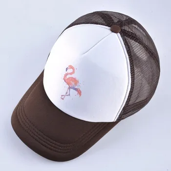 Vasaras Beisbola Cepure Sievietēm, Elpojošs Acs Snapback Hip Hop Cepuri Drukāt Flamingo Trucker Kaulu Vīriešiem Āra Gadījuma Pāris Cepures