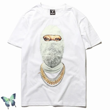 Vasaras IH NOM UH GNĪDA Maska Cilvēki Druka T Kreklu apdruka Vīriešu Sieviešu Augstas Kvalitātes Kokvilnas T-krekls IH NOM UH GNĪDA Moderns Hip-hop T-krekli