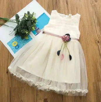 Vasaras meiteņu kleitas 2019 jaunu bērnu modes bez piedurknēm drukāt acs kleitas bērnu balli puses apģērbu meitenēm kāzu kleita