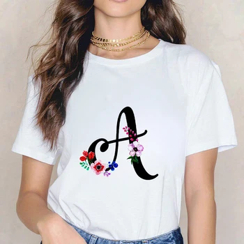 Vasaras Vēstuli Iespiesti Sieviešu T-krekls Sieviete Harajuku Īsām Piedurknēm O-veida Kakla t-veida Krekls Meitene Vasaras sieviete tshirts Topi Femme Tshirt