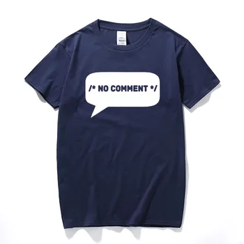 Vasaras Vīriešiem Kodēšanas HTML Attīstītāja Neviens Komentārs T-krekls Jaunu Apdrukāta Kokvilnas ar Īsām Piedurknēm T Krekli datorzinātnes Vīriešu T Krekls