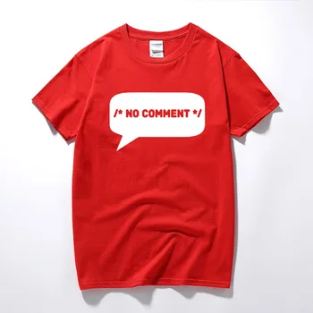 Vasaras Vīriešiem Kodēšanas HTML Attīstītāja Neviens Komentārs T-krekls Jaunu Apdrukāta Kokvilnas ar Īsām Piedurknēm T Krekli datorzinātnes Vīriešu T Krekls