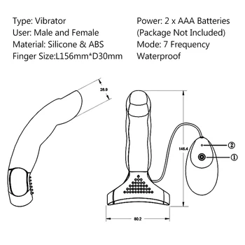 VATINE G-spot Siksnu 7 Ātrumi Pirkstu Vibrators no Silikona Klitora Stimulators Seksa Rotaļlietas Sievietēm