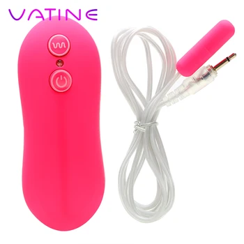 VATINE Mini Bullet Vibrators Vibrējošais Ola Tālvadības G-Spot Massager Uretrālo Plug Vibrators Seksa Rotaļlietas Sievietēm Pieaugušo zāles