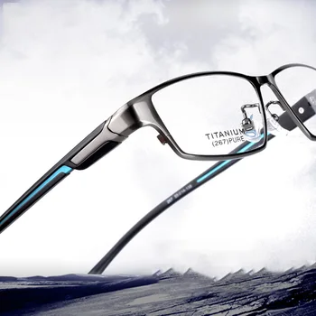 Vazrobe Titāna Briļļu Rāmis Vīriešu Brilles Man Pilna Loka Ultra Light Recepšu Brilles Vīriešu Saņemšanas Punktiem