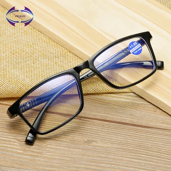 VCKA Tālu Netālu Divējāda lietojuma Sieviešu Lasīšanas Brilles Vīriešiem Anti Zili Stari vecuma tālredzība Brilles Antifatigue Datoru Briļļu +1.0 līdz +4.0