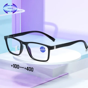 VCKA Tālu Netālu Divējāda lietojuma Sieviešu Lasīšanas Brilles Vīriešiem Anti Zili Stari vecuma tālredzība Brilles Antifatigue Datoru Briļļu +1.0 līdz +4.0