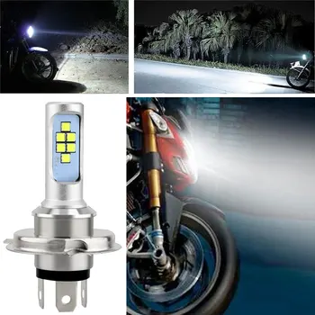 Vehemo LED Gaisma 6000K H4 HS1 Motociklu Priekšējās Lampas Nomaiņa Scooter Lukturu Motociklu Detaļas lielu Jaudu
