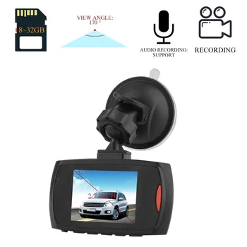 Veicināšanas augstas kvalitātes Automašīnas DVR G30L Auto Kameru Ieraksti Dash Cam G-sensors IS Nakts Redzamības