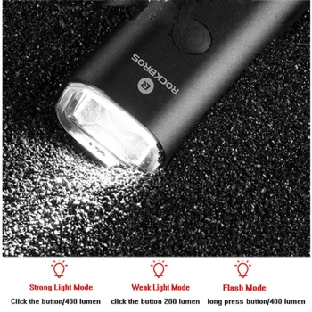 Velosipēds Gaismas Ūdensizturīgs Lukturis USB Uzlādējams LED Priekšējo Lukturu Velo Lukturīti, Alumīnija Velo Apgaismojums Velo Piederumi