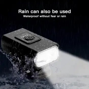 Velosipēdu Gaismas USB Uzlādes Velosipēdu Ūdensizturīgs Lukturis+ Taillight Uzstādīt Izjādes Lukturu Nakts Velo Lukturīti Brīdinājuma Gaismas