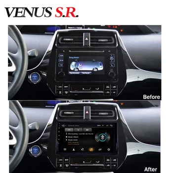 VenusSR Android 9.1 2.5 D Auto DVD Atskaņotājs, GPS Navigācijas Multimediju Toyota Prius 2016 auto stereo bluetooth
