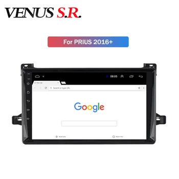 VenusSR Android 9.1 2.5 D Auto DVD Atskaņotājs, GPS Navigācijas Multimediju Toyota Prius 2016 auto stereo bluetooth