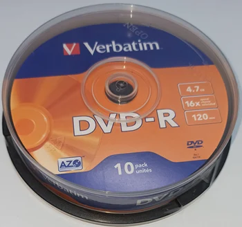 Verbatim 43523 - DVD-R 4.7 Gb, 16x, 120 min (10 unidades)